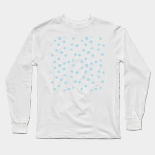 Polka Dots - Turquoise Long Sleeve T-Shirt